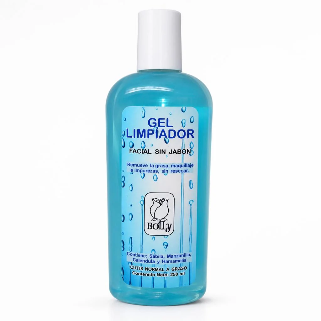 Gel limpiador facial sin jabón 250ml
