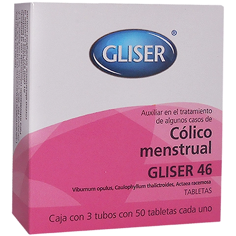 Gliser 46 cólico menstrual