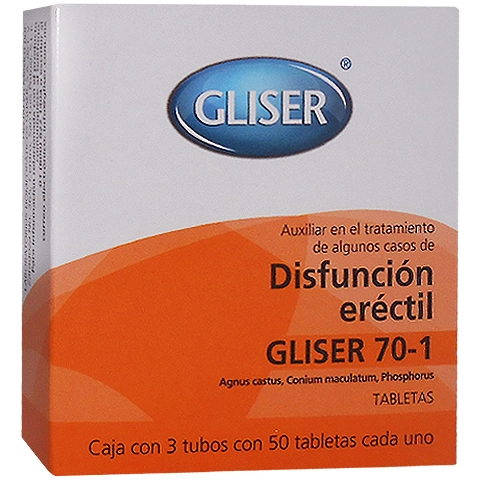 Gliser 70 1 disfunción eréctil