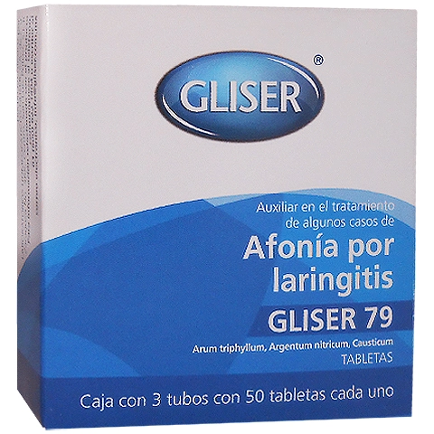 Gliser 79 afonía por laringitis
