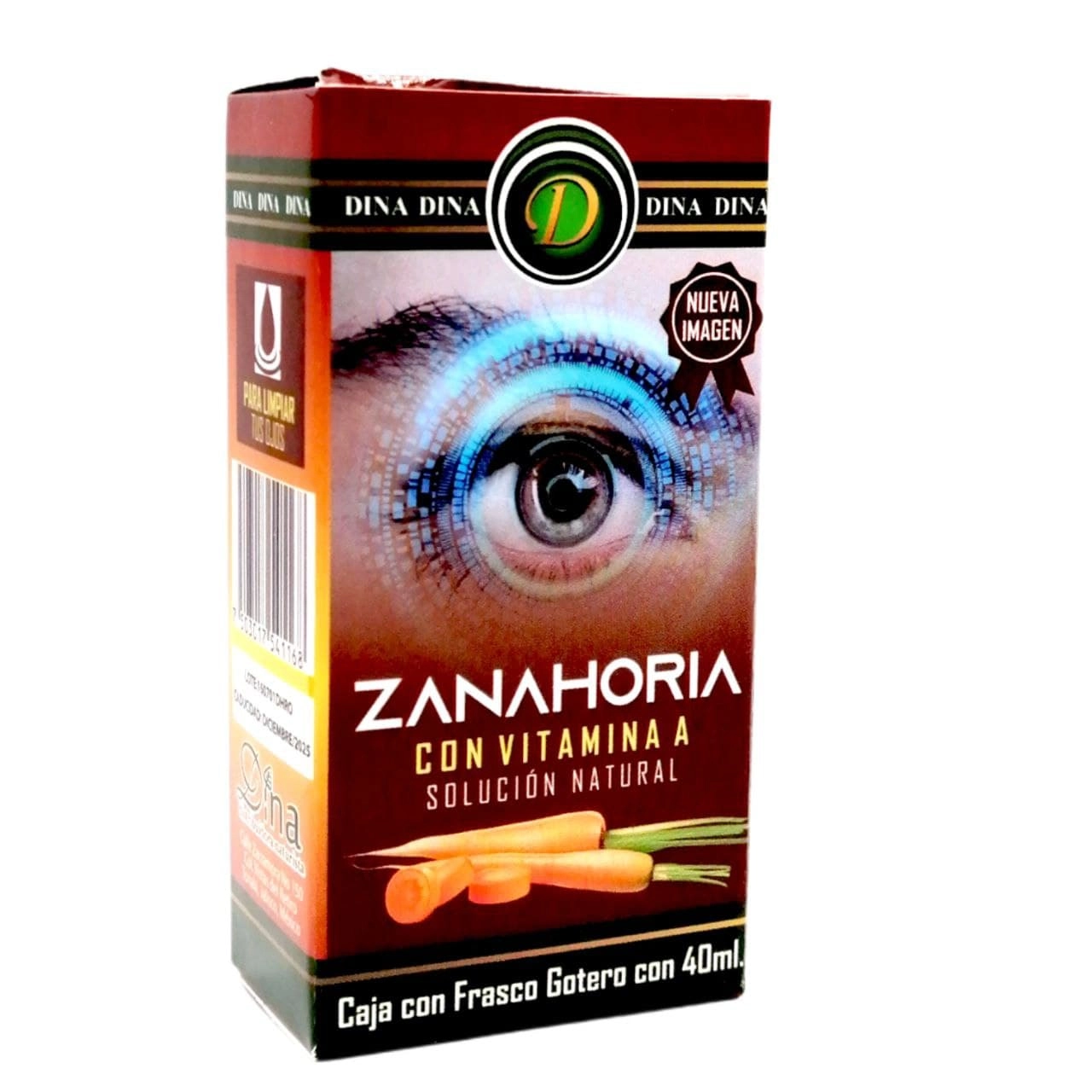 Gotas de zanahoria y vitamina a 40ml Dina