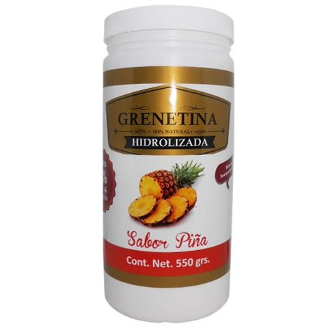 Grenetina hidrolizada sabor piña 550g