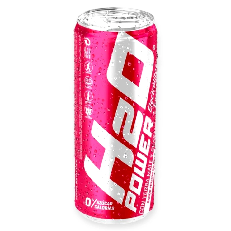 H2O power sabor frutos rojos 355ml