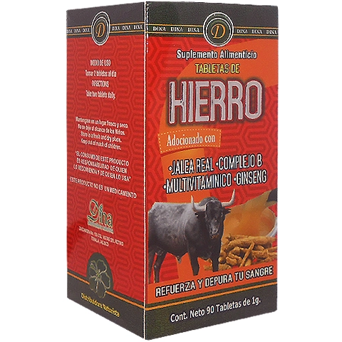 Hierro 90 tabletas