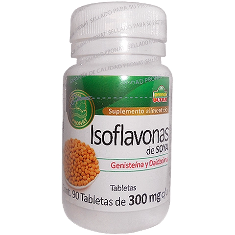 Isoflavonas de soya 90 tabletas