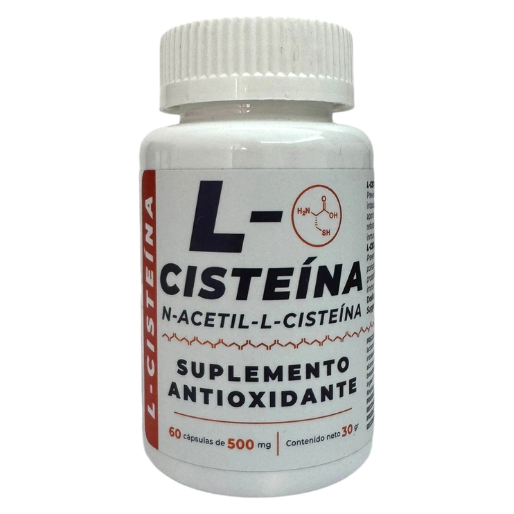 L-cisteína 60 capsulas de 500mg