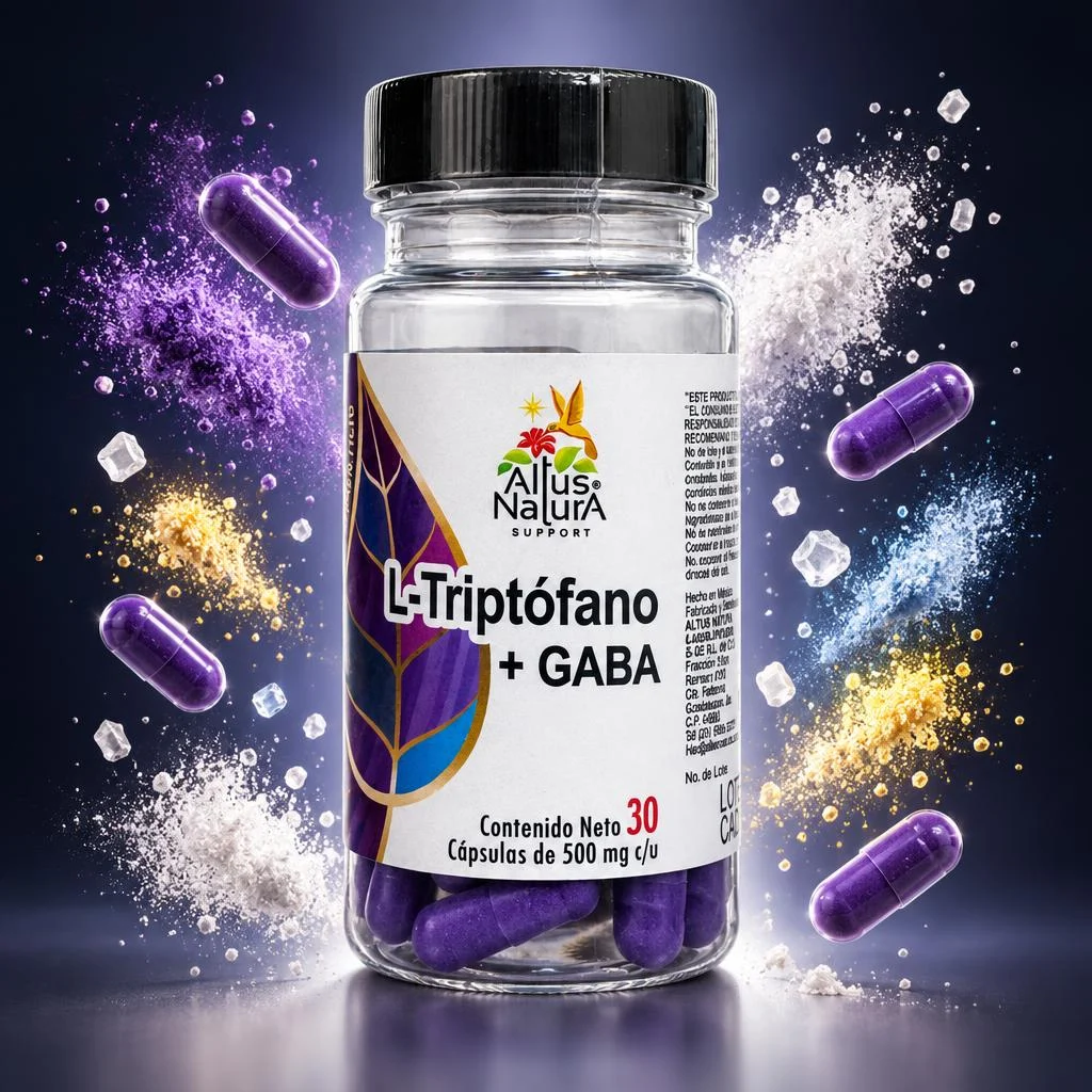 L-triptofano + gaba 30 capsulas