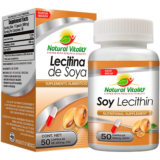 Lecitina de Soya 50 Cápsulas