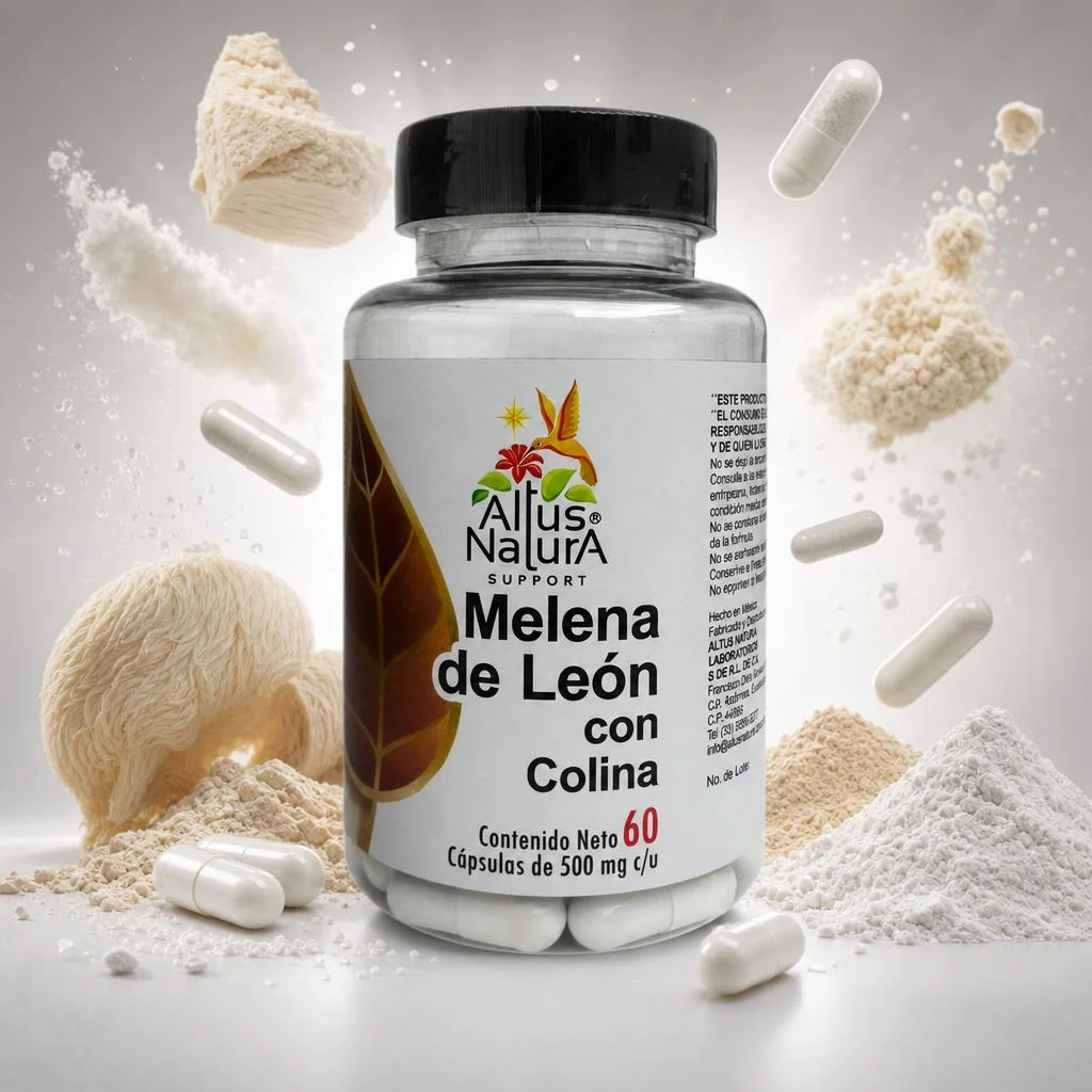 Melena de león con colina 60 capsulas.
