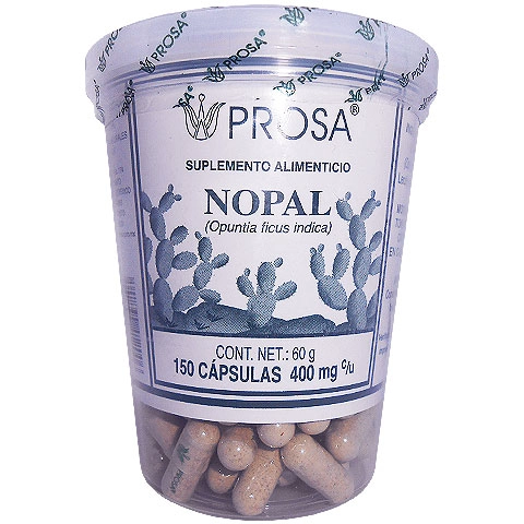 Nopal 150 cápsulas