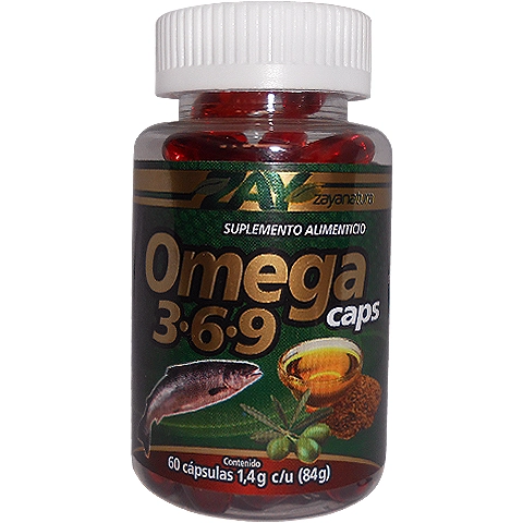 Omega 3 6 y 9 60 cápsulas