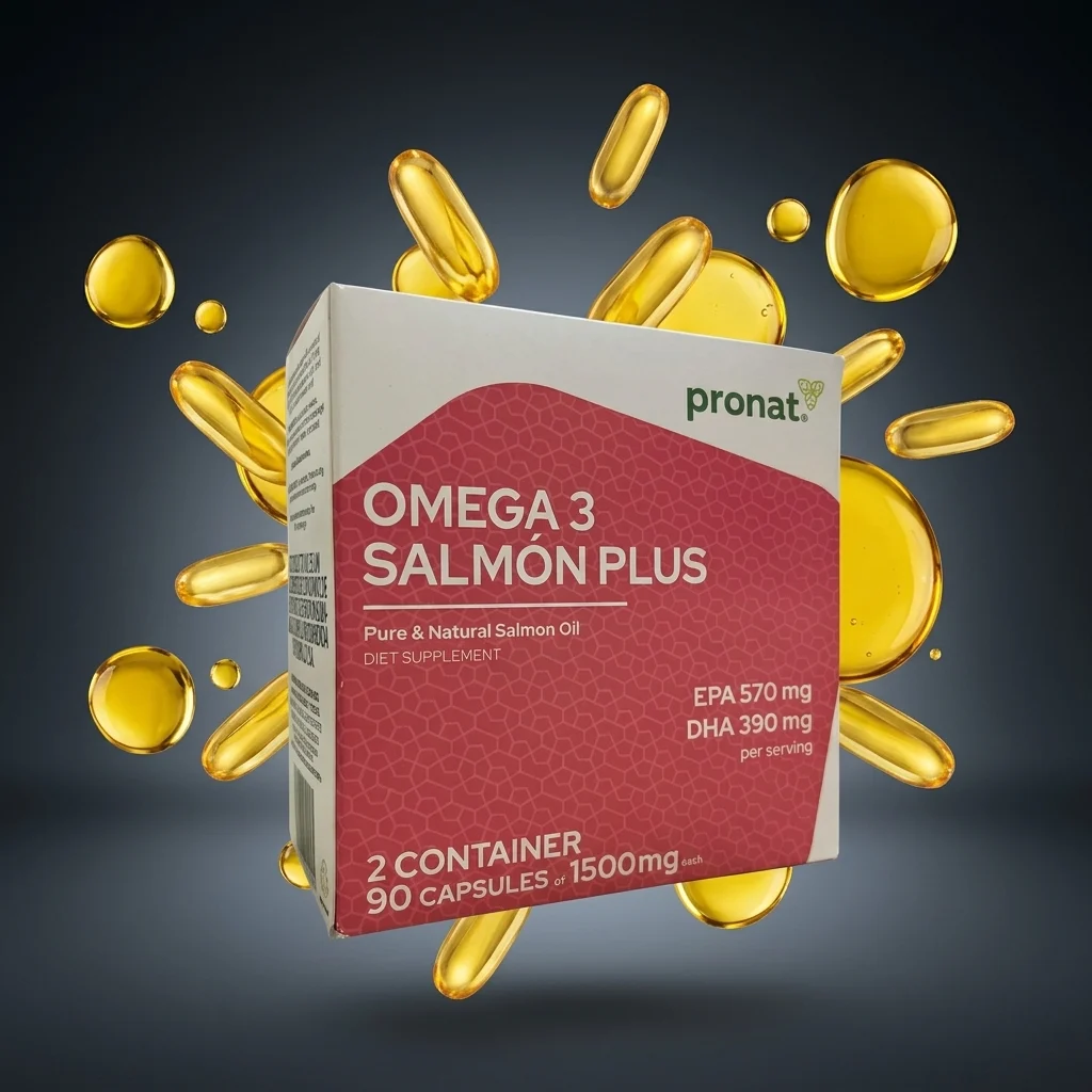 Omega 3 salmón plus dúo pack 90 cápsulas