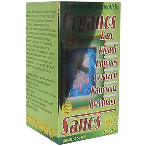 Órganos Sanos 60 Tabletas