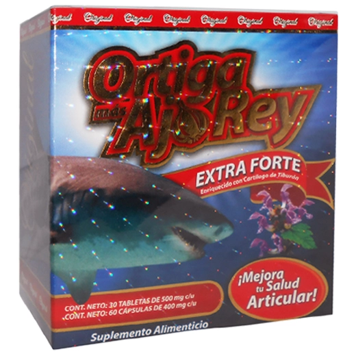 Ortiga Más Ajo Rey Extra Forte Omega Nutrition