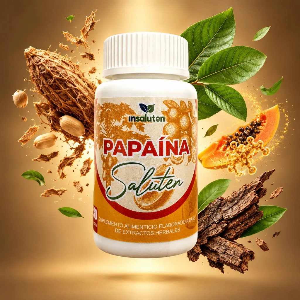 Papaina saluten 60 cápsulas