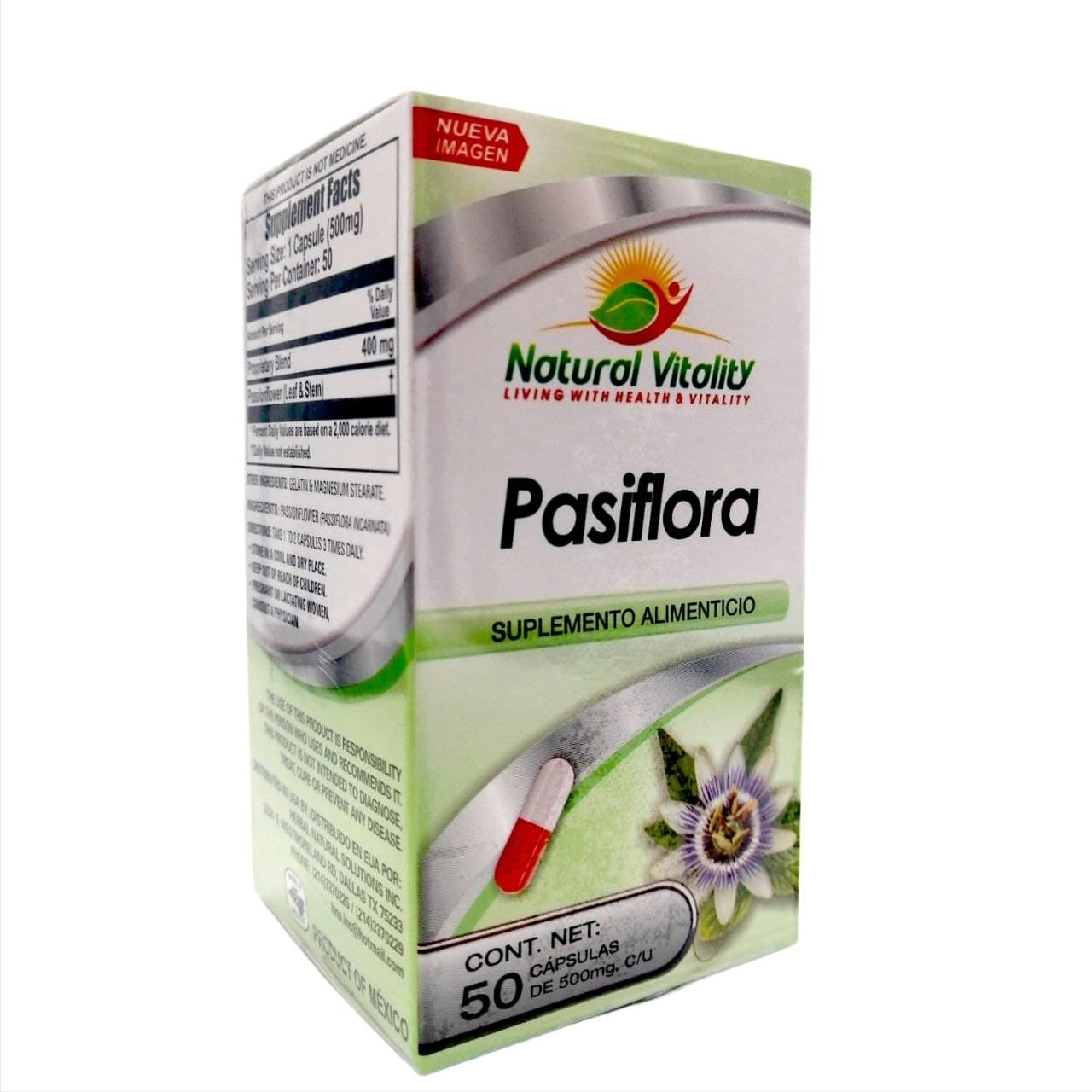 Pasiflora 50 cápsulas