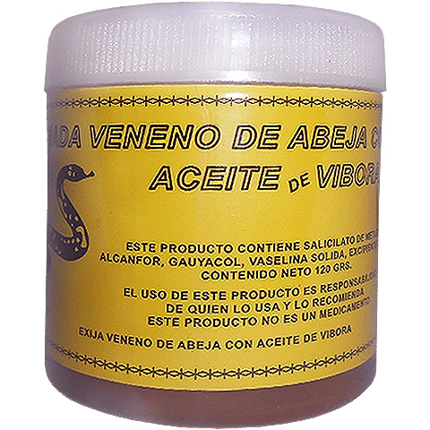 Pomada de Veneno de Abeja con Víbora 120g