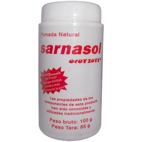 Pomada Sarnasol 100g Ocotzotl