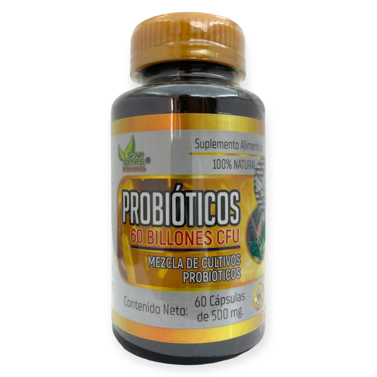 Probioticos 60 billones CFU 60 cápsulas