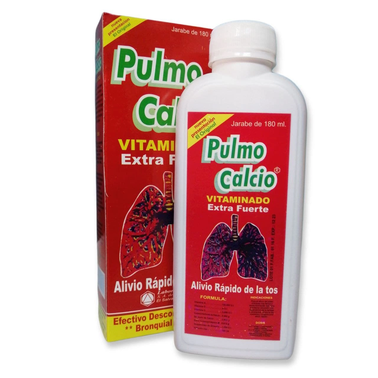 Pulmo Calcio Jarabe 180ml