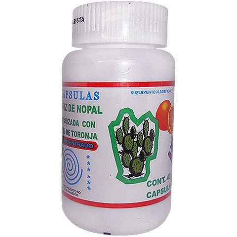 Raíz de Nopal Reforzada 45 Cápsulas La Gran Naturista