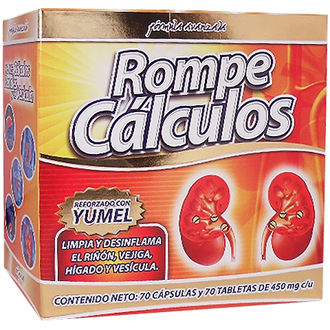 Rompe cálculos 70 cápsulas y 70 tabletas