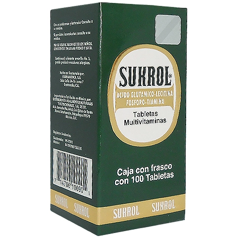 Sukrol 100 tabletas