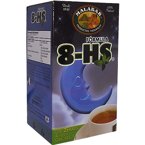 Té 8 Hs 25 Bolsitas Malabar