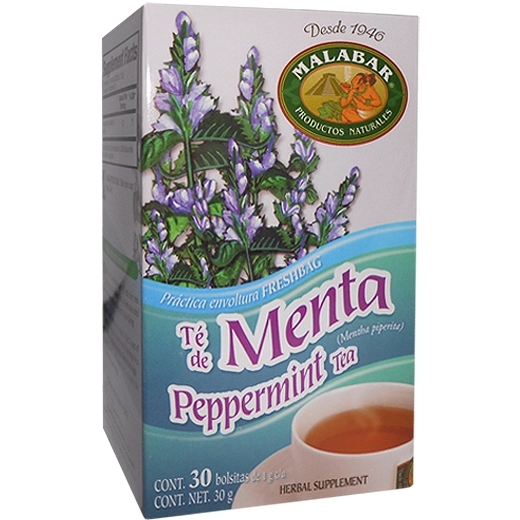 Té de menta 30 bolsitas Malabar