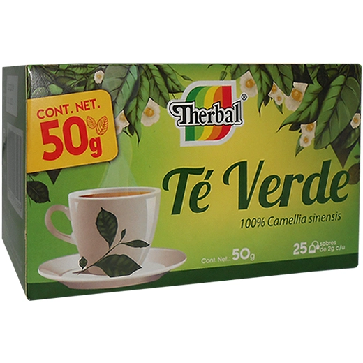 Té verde 25 sobres