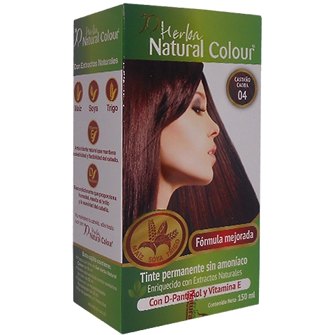 Tinte natural colour castaño caoba 04