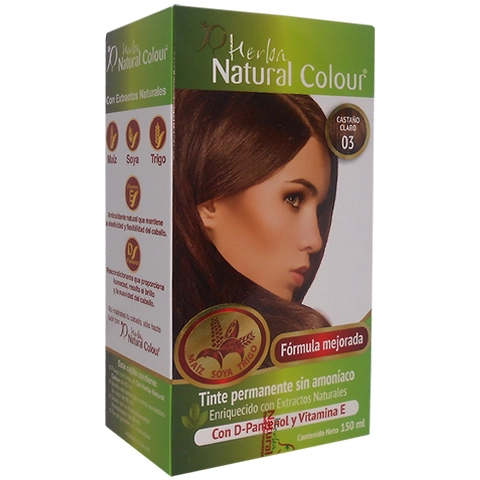 Tinte natural colour castaño claro 03