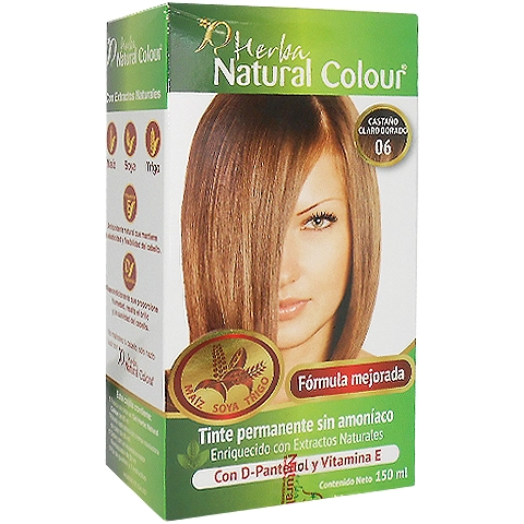 Tinte natural colour castaño claro dorado 06