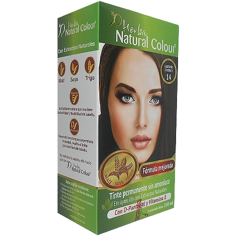 Tinte natural colour castaño cobrizo 14