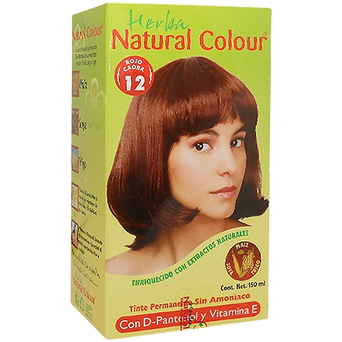 Tinte natural colour rojo caoba 12
