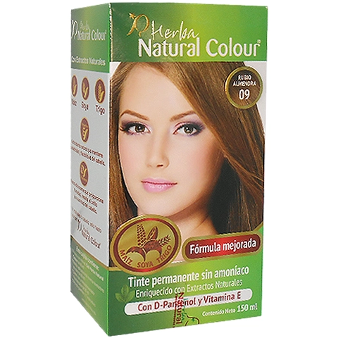 Tinte natural colour rubio almendra 09
