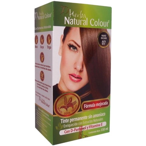 Tinte natural colour rubio oscuro 07