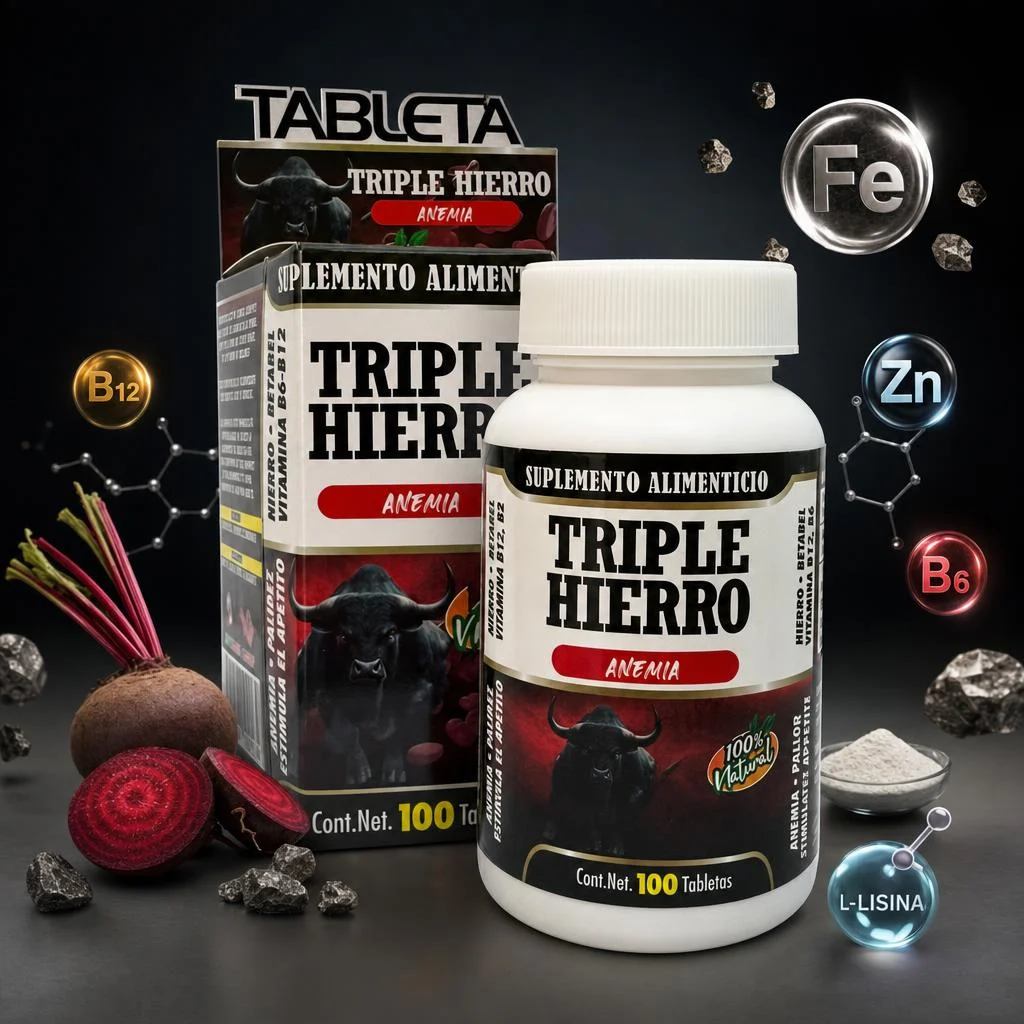 Triple Hierro 100 tabletas
