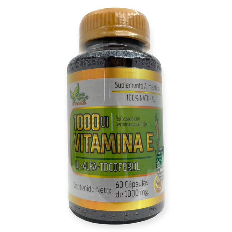Vitamina E 1000 UI 60 cápsulas